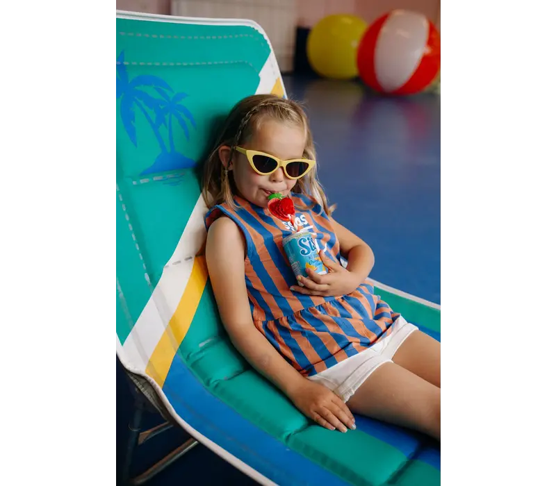 Stains and Stories girls t-shirt sleeveless dusty orange