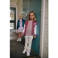 Stains and Stories girls flared denim ivory