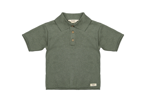 Baje Studio Baje Studio Estoi Shortsleeve polo Green agave