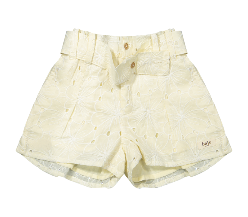 Baje Studio Cabril Pants short Creme oat