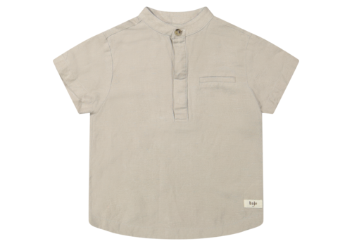 Baje Studio Baje Studio Joa, shortsleeve blouse, taupe clay Baje Studio Baje Studio Joa, shortsleeve blouse, taupe clay