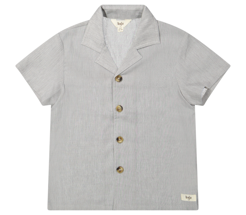 Baje Studio Buce, shortsleeve blouse, blue steel