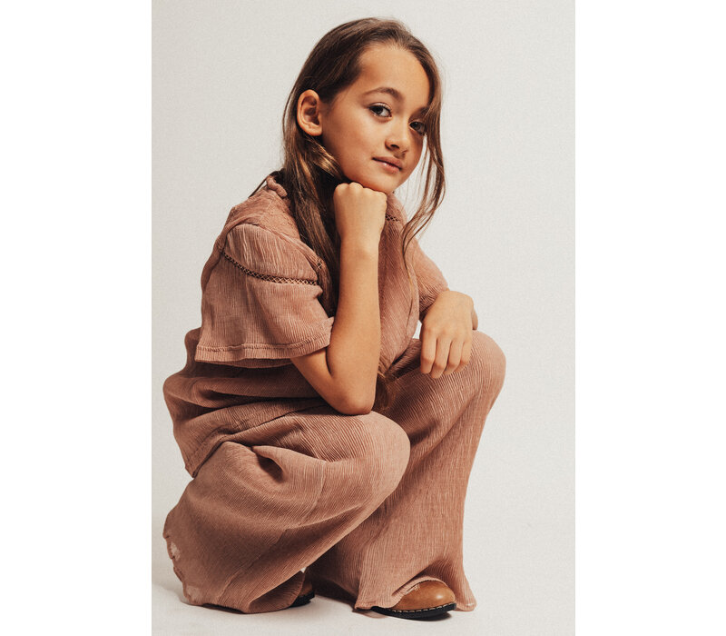 Baje Studio Giao Pants long Rose amber