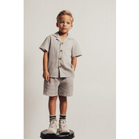 Baje Studio Buce, shortsleeve blouse, blue steel