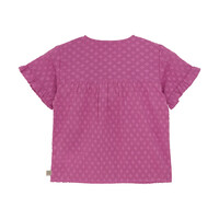 Daily Seven Shirt Embroidery Cherry Purple