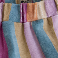 Daily Seven Shorts Terry Stripe Cherry Purple