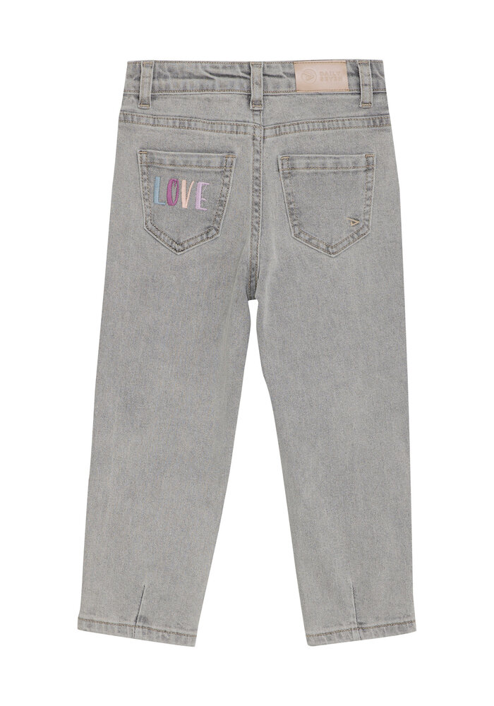 Daily Seven 2500 Mom Fit Jeans Light Grey Denim