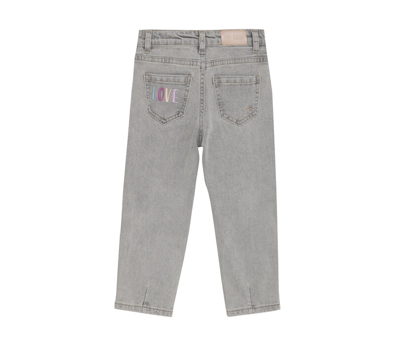 Daily Seven 2500 Mom Fit Jeans Light Grey Denim