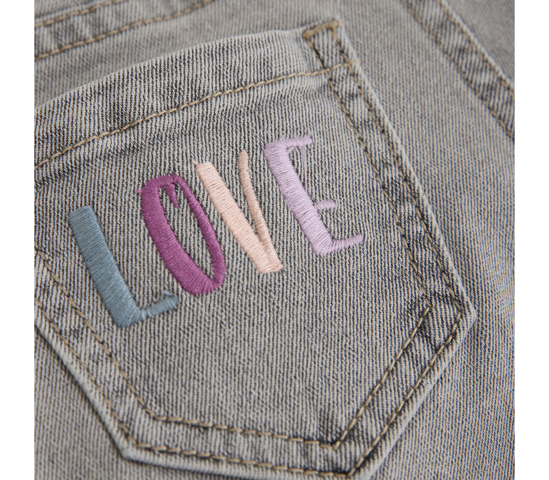 Daily Seven 2500 Mom Fit Jeans Light Grey Denim