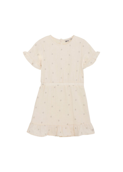 Daily seven Daily Seven Dress Allover Print Sandshell