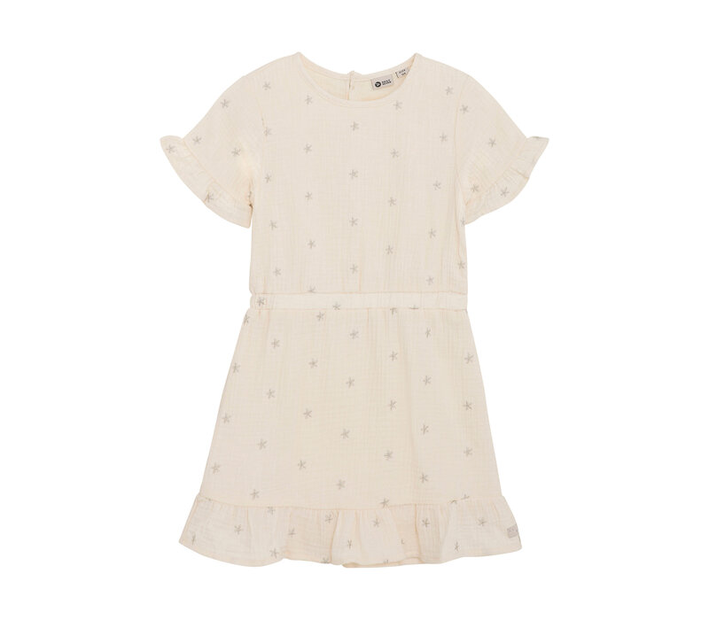 Daily Seven Dress Allover Print Sandshell
