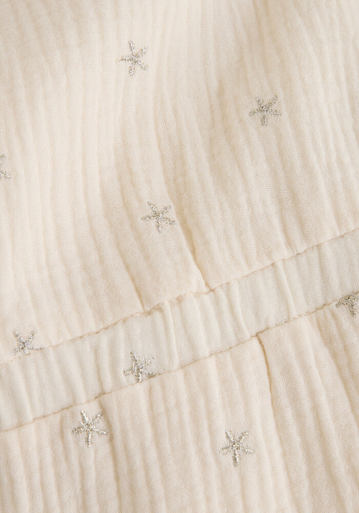 Daily Seven Dress Allover Print Sandshell