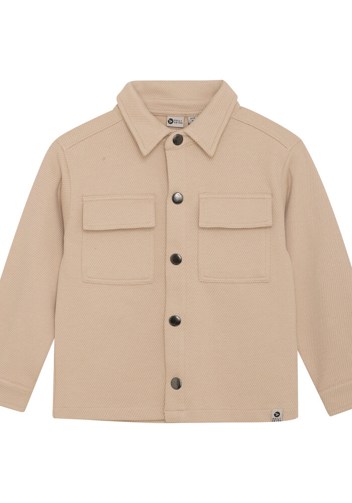 Daily Seven Shirt Jacket Structure Latte Sand