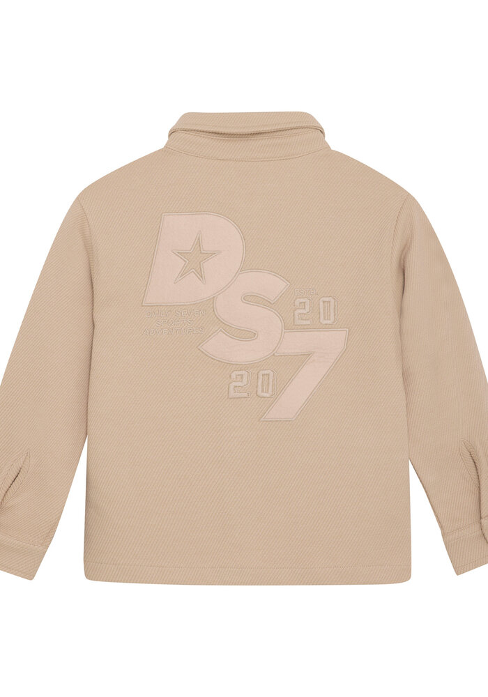 Daily Seven Shirt Jacket Structure Latte Sand