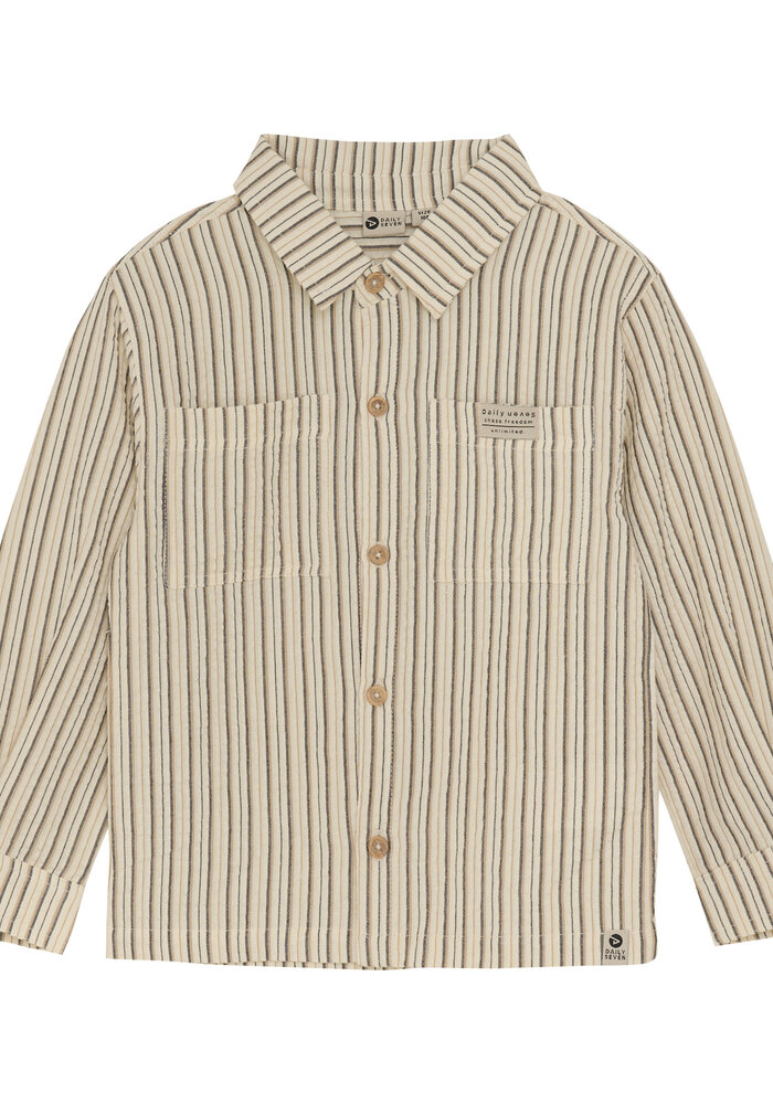 Daily Seven Shirt LS Striped Cloud