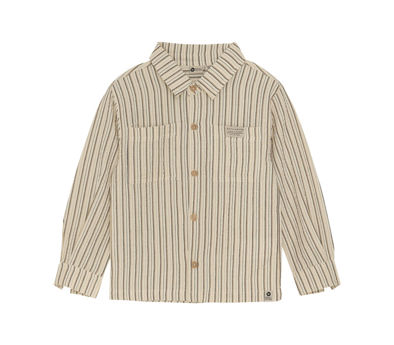 Daily Seven Shirt LS Striped Cloud