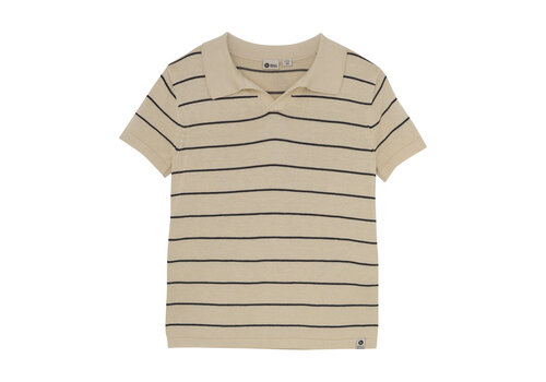 Daily seven Daily Seven Knitted Polo Sandshell