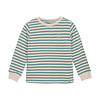Daily seven Daily Seven T-shirt LS Small Stripe Ocean Green