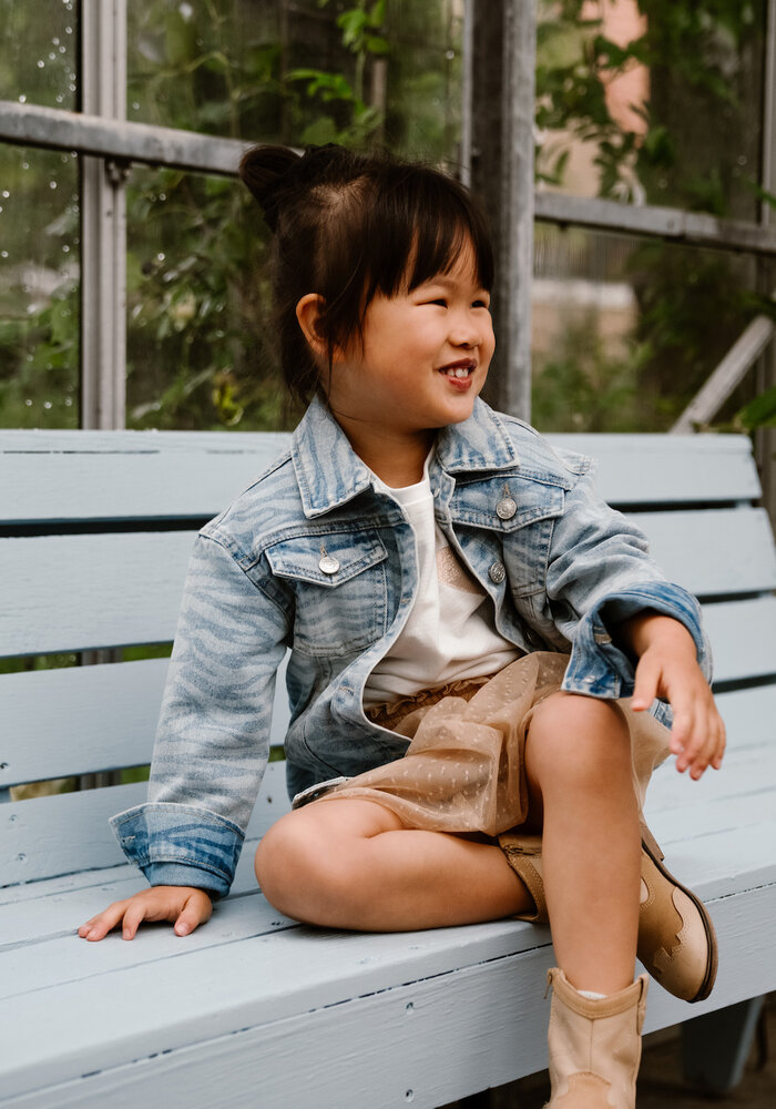 Daily Seven Oversized Denim Jacket Medium Denim