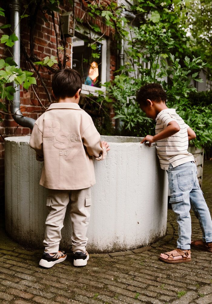 Daily Seven Shirt Jacket Structure Latte Sand