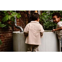 Daily Seven Shirt Jacket Structure Latte Sand