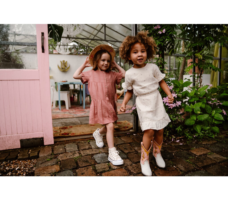 Daily Seven Dress Structured Ash Rose