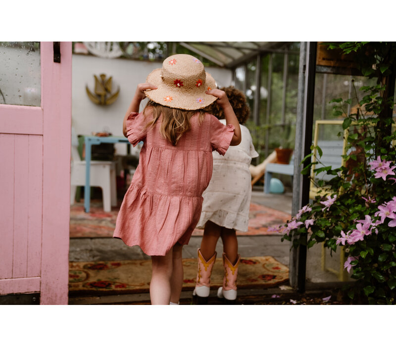 Daily Seven Dress Structured Ash Rose