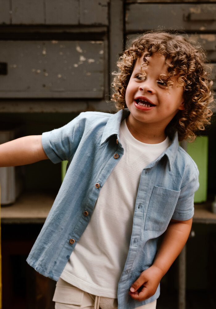 Daily Seven Shirt Striped Ashley Blue