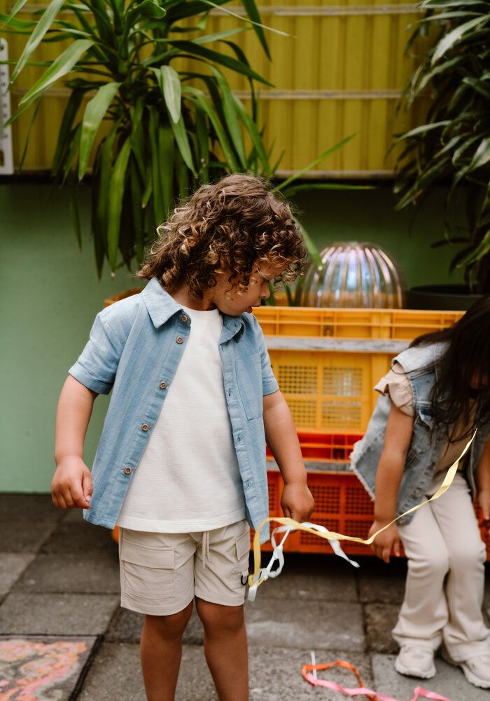 Daily Seven Shirt Striped Ashley Blue