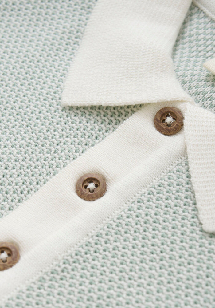 Enfant Knit Polo Jadeite