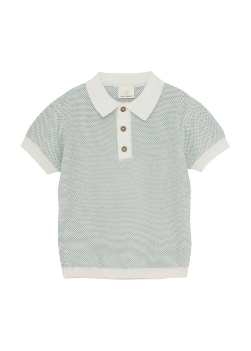 Enfant Enfant Knit Polo Jadeite
