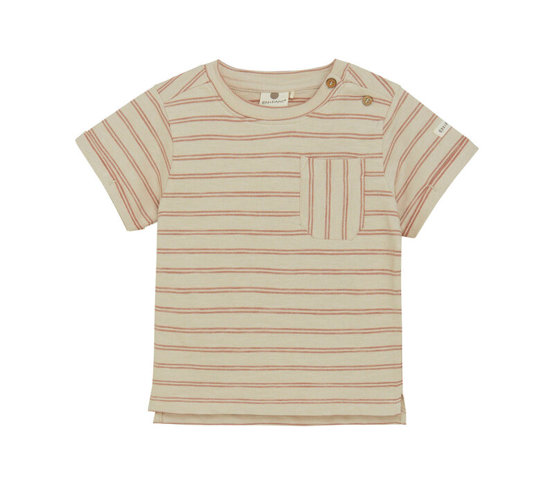 Enfant T-shirt SS Stripes French Oak