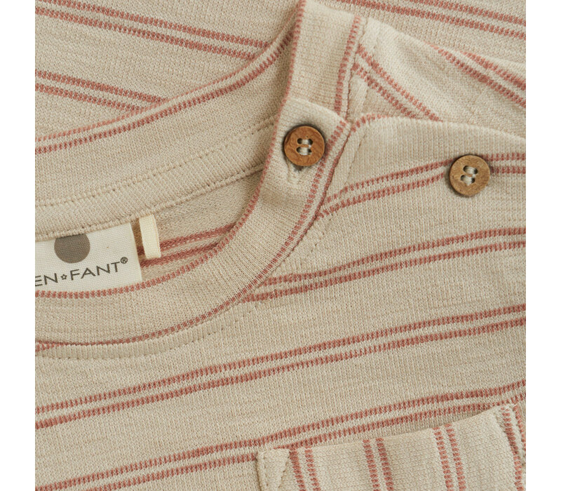 Enfant T-shirt SS Stripes French Oak