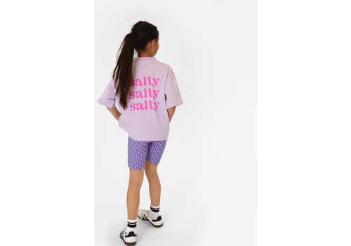 Salty Stitch Salty Stitch Salty Smiley tee - Lilac