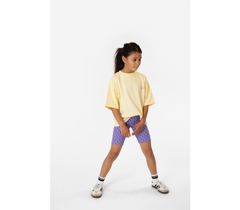 Salty Stitch Salty Smiley tee - Yellow