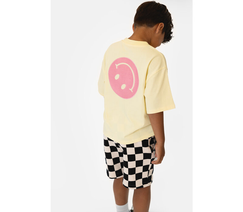 Salty Stitch Salty Smiley tee - Yellow