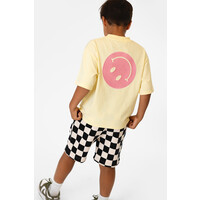 Salty Stitch Salty Smiley tee - Yellow