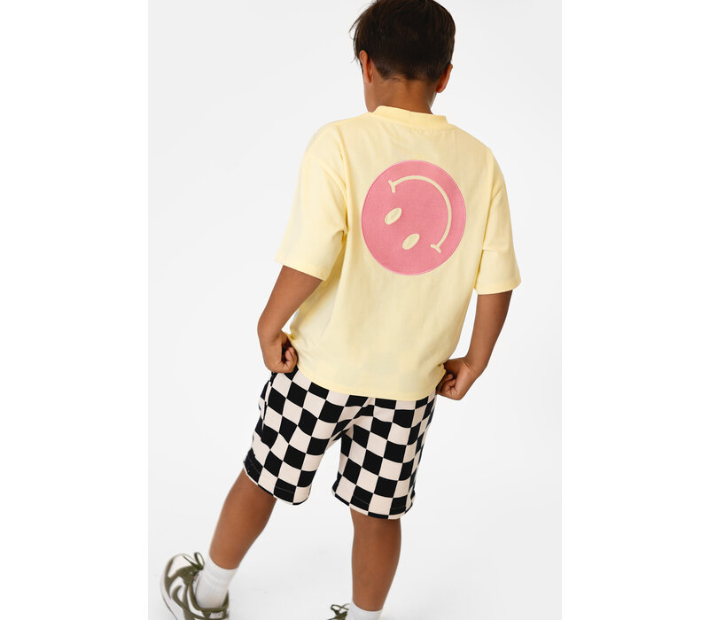 Salty Stitch Salty Smiley tee - Yellow