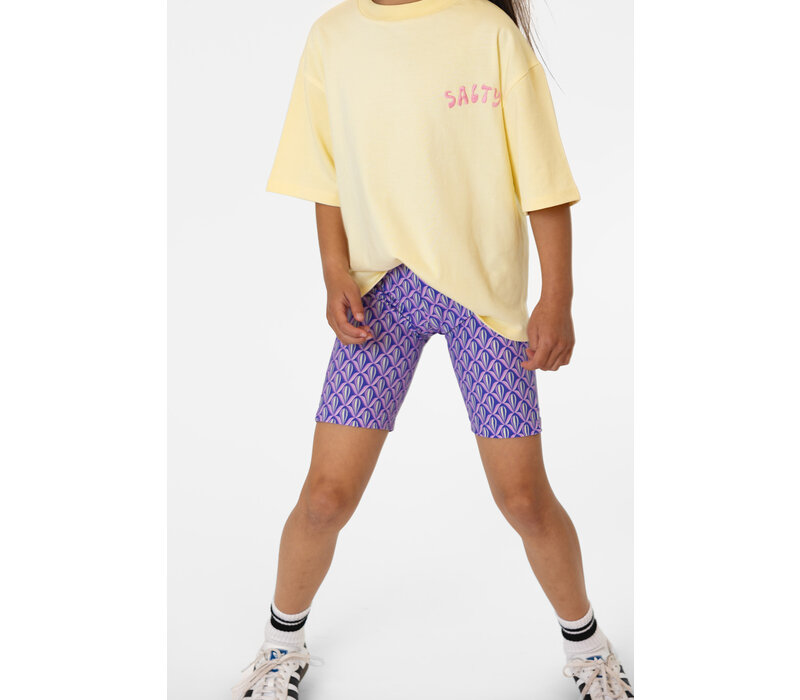 Salty Stitch Salty Smiley tee - Yellow