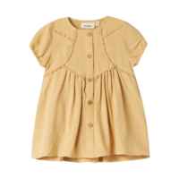 Lil 'Atelier Damla SS Loose Body Dress Taos Taupe