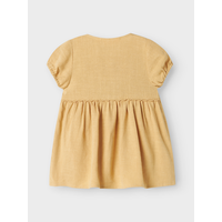 Lil 'Atelier Damla SS Loose Body Dress Taos Taupe