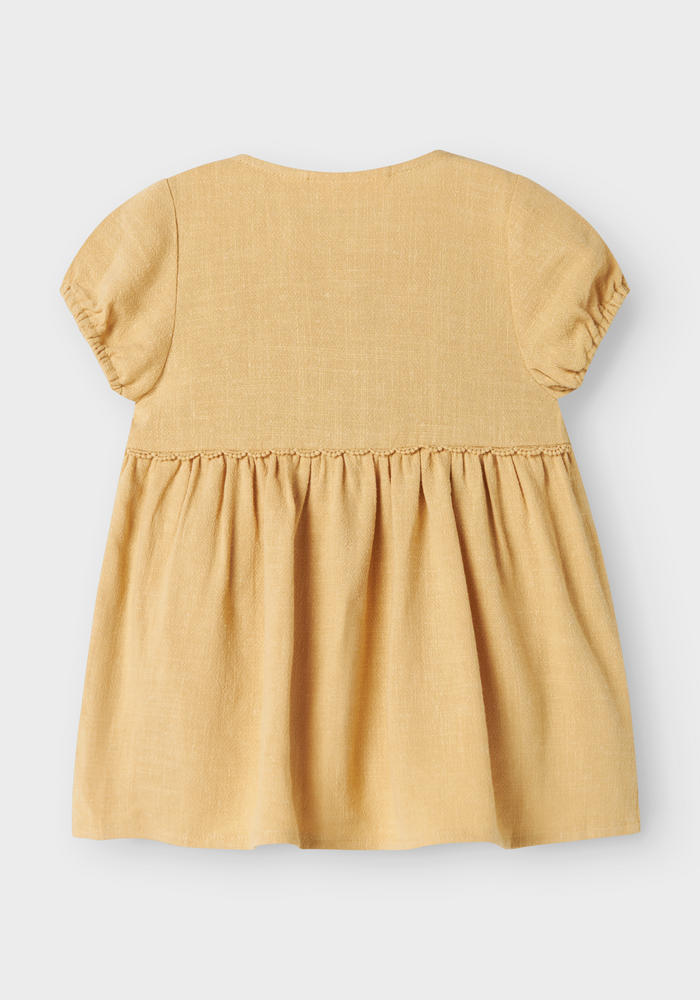 Lil 'Atelier Damla SS Loose Body Dress Taos Taupe