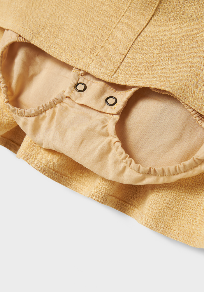 Lil 'Atelier Damla SS Loose Body Dress Taos Taupe