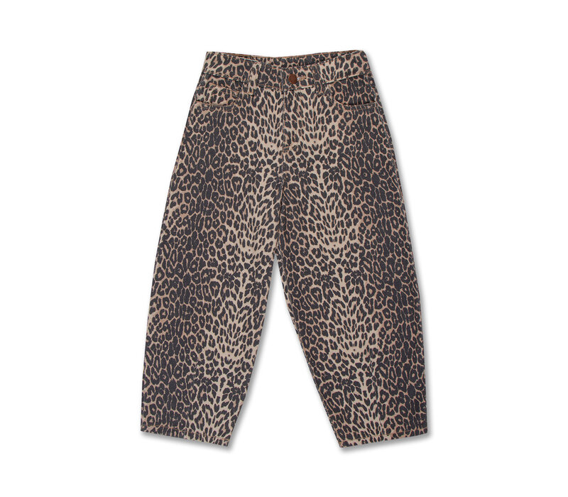 Petit Blush Ballon Fit Jeans Leopard AOP