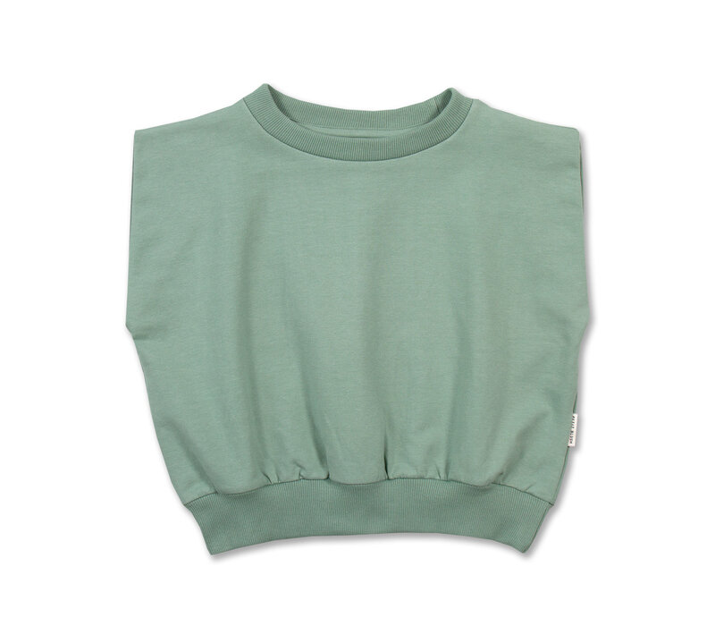 Petit Blush Shoulder Top Iceberg Green
