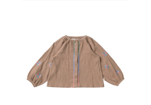 Your Wishes Your Wishes Stucco Wavy Flowy Blouse