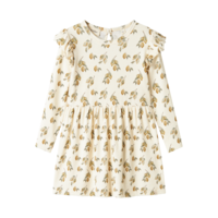 Lil'Atelier NMFGAVO ENK LS DRESS LIL LEMON