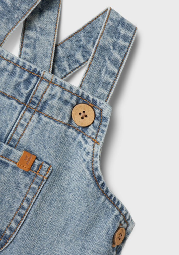 Lil' Atelier NBMHILBERT DNM SHORTOVERALL 1118-HL LIL Light Blue Denim