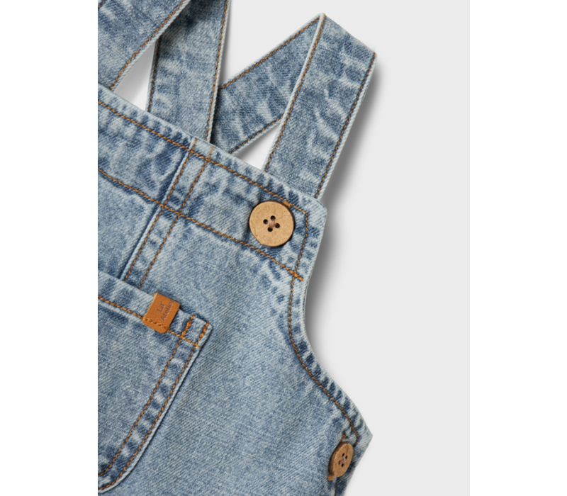Lil' Atelier NBMHILBERT DNM SHORTOVERALL 1118-HL LIL Light Blue Denim