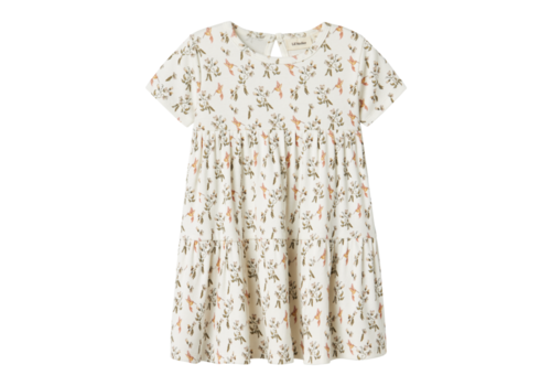 Lil' Atelier Lil' Atelier NMFLAVO ERI SS DRESS LIL Coconut Milk